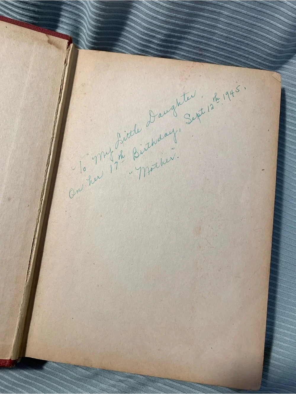 Vintage 1944 Streams in the Desert 23rd Printing with unique Old Bookmarks